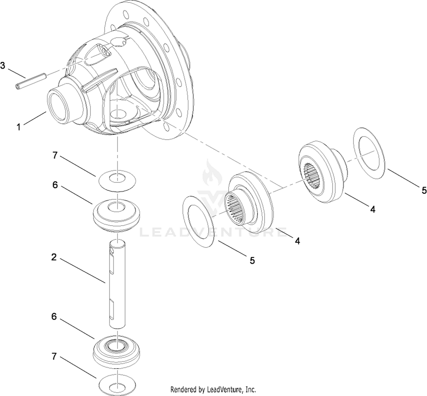 Differential Case Assembly No. 110-4136