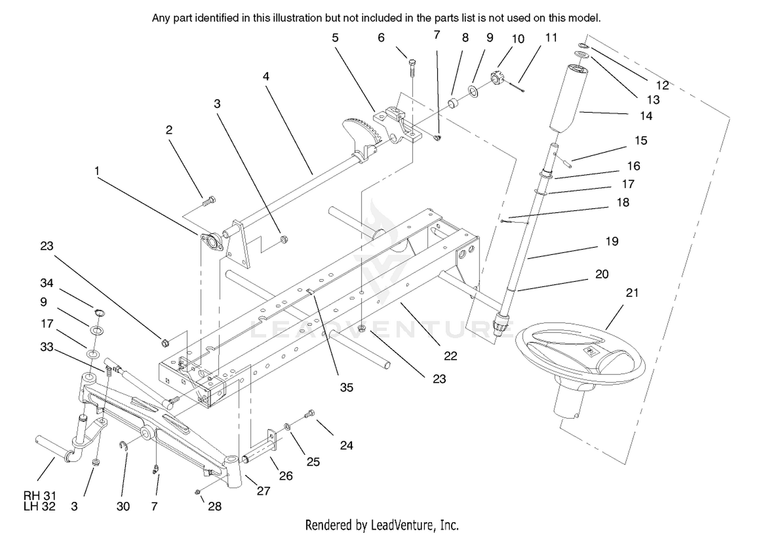 Frame Axle And Steering System