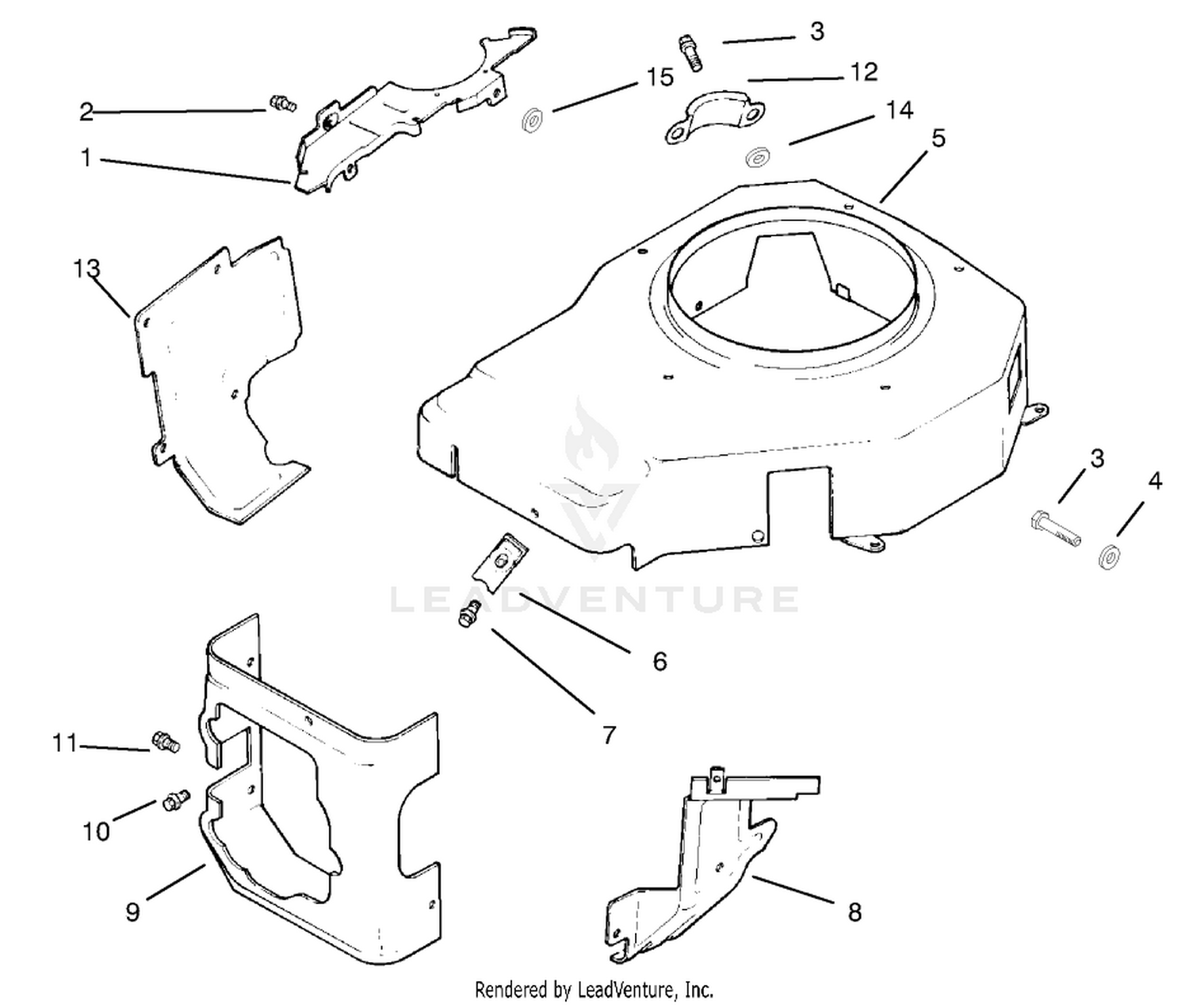 Blower Housing  Baffles