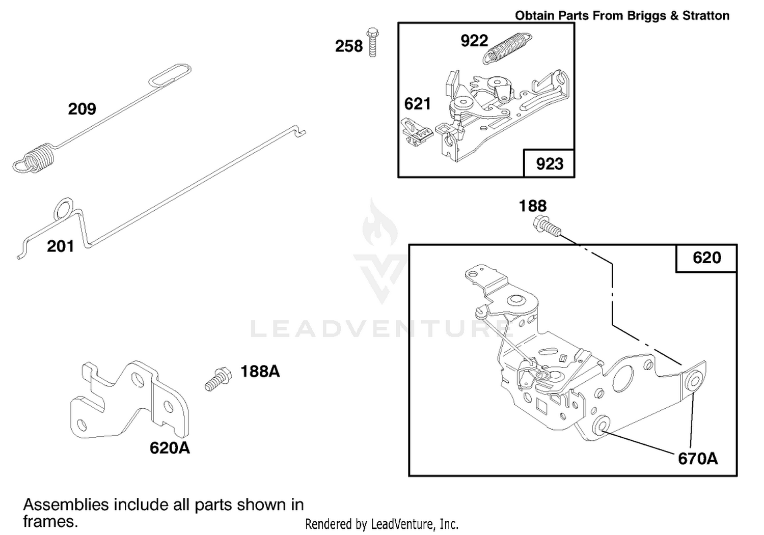 Engine Briggs  Stratton Model 12f802-0667-01 4