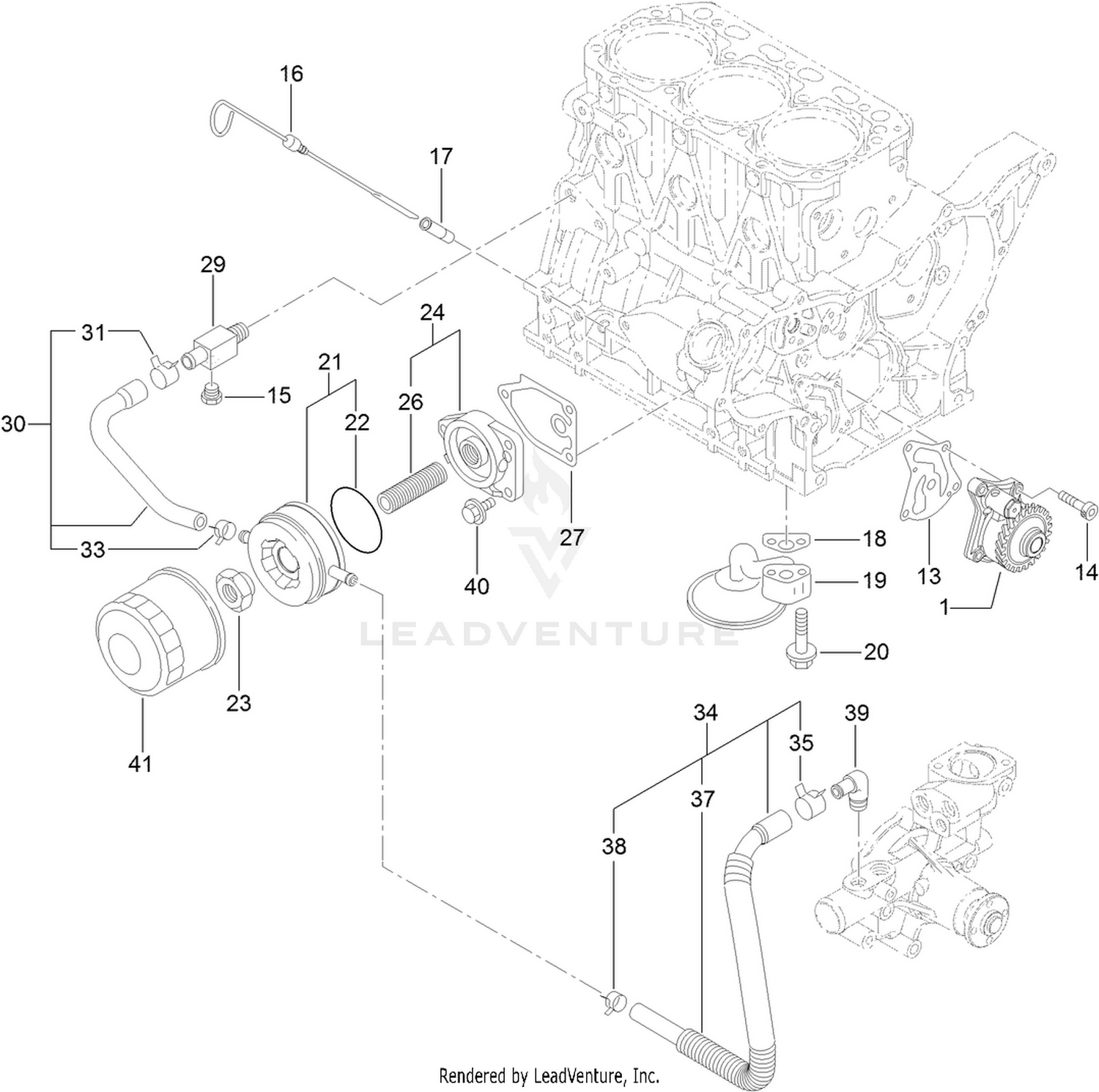 Lubrication and Oil System Assembly