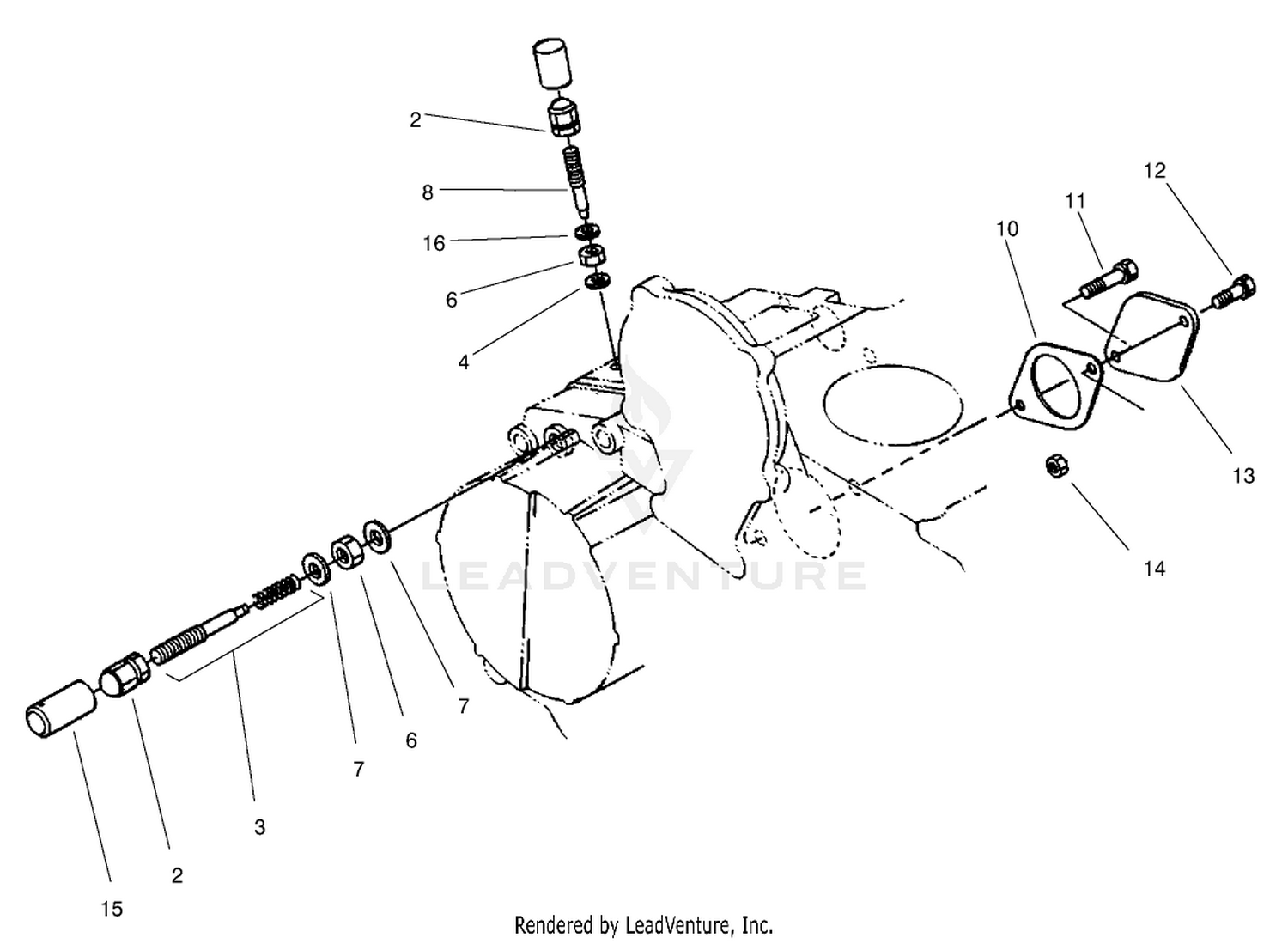 Engine Stop Lever Assembly