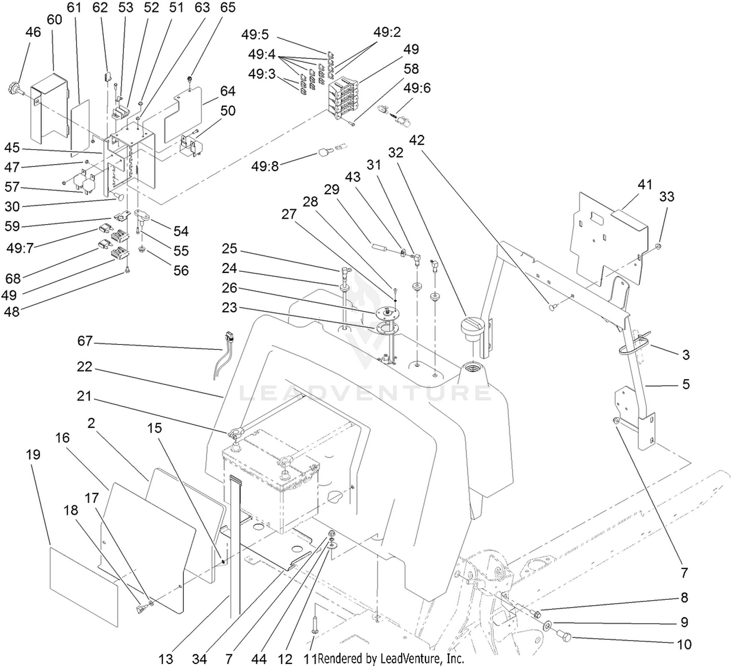 Fuel Tank and Support Assembly