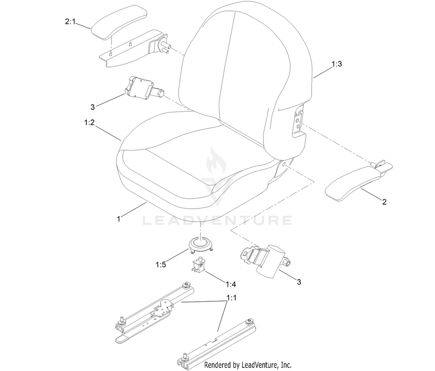 Seat Assembly No. 144-1371