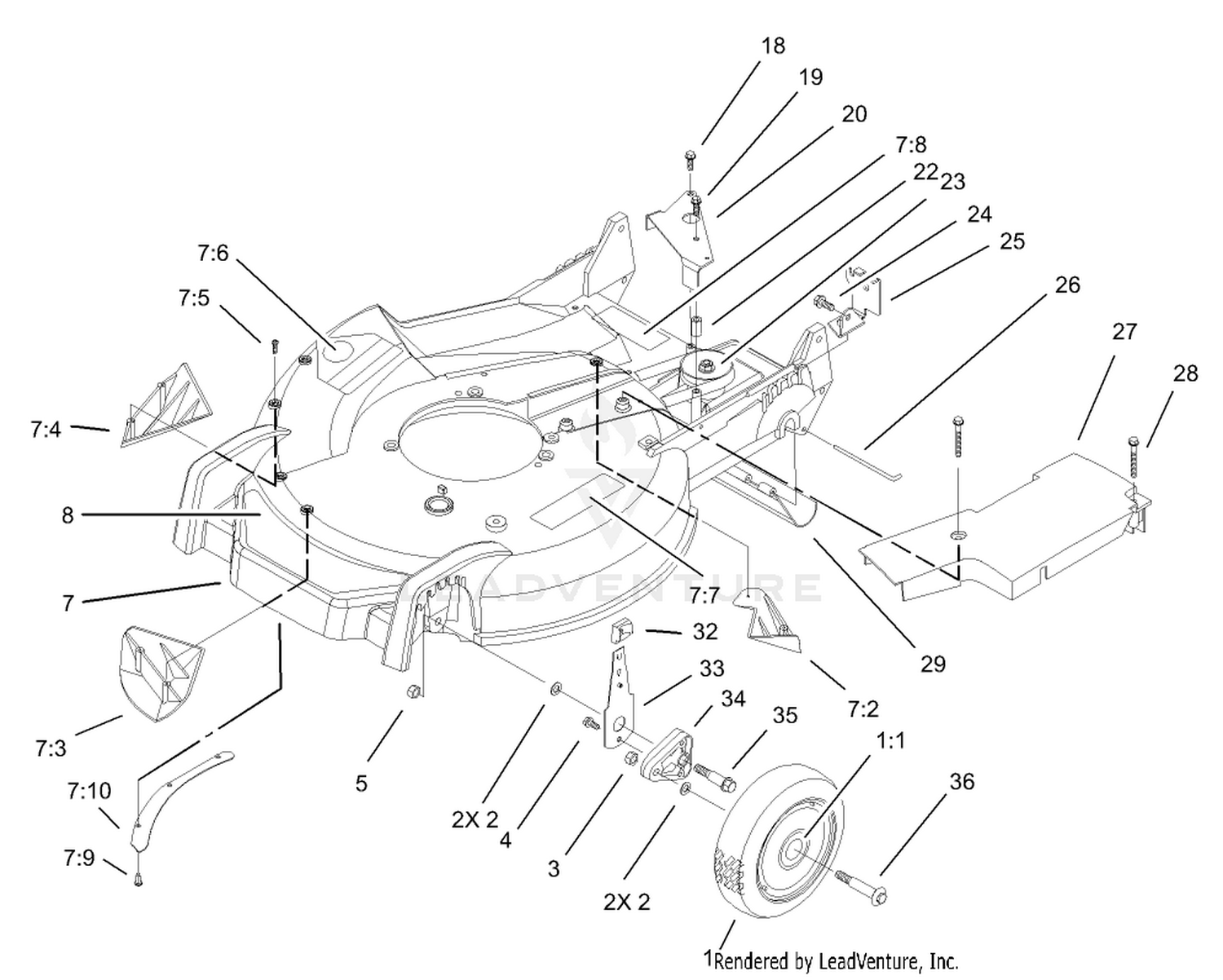 Housing and Wheel Assembly