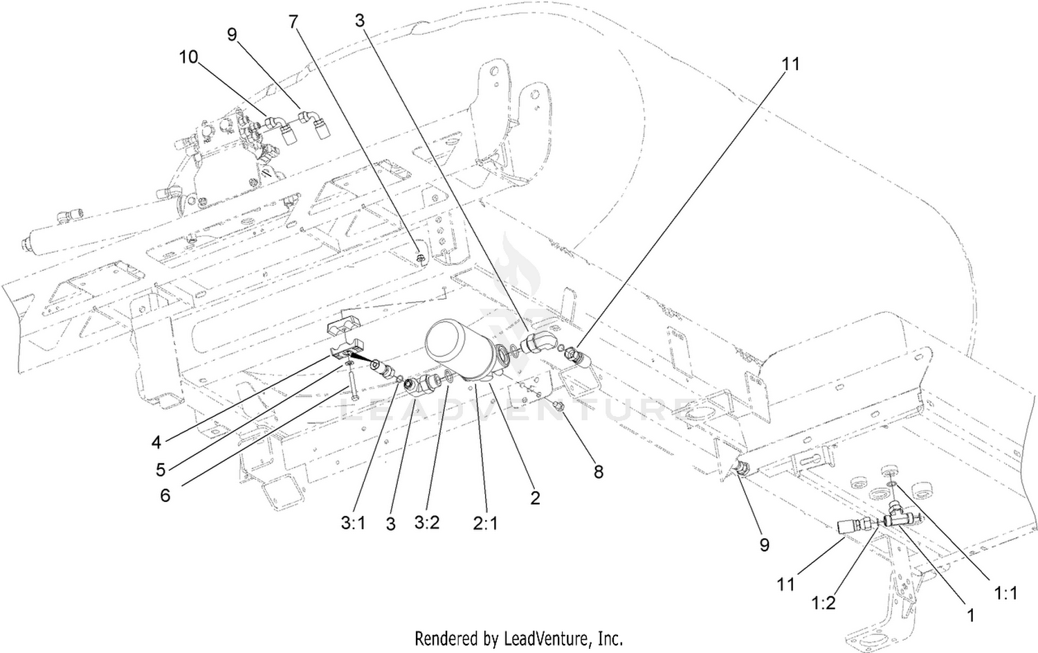 Boom Lift Hydraulic System Assembly