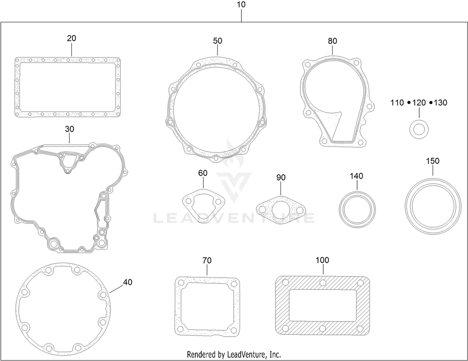 Lower Engine Gasket Kit