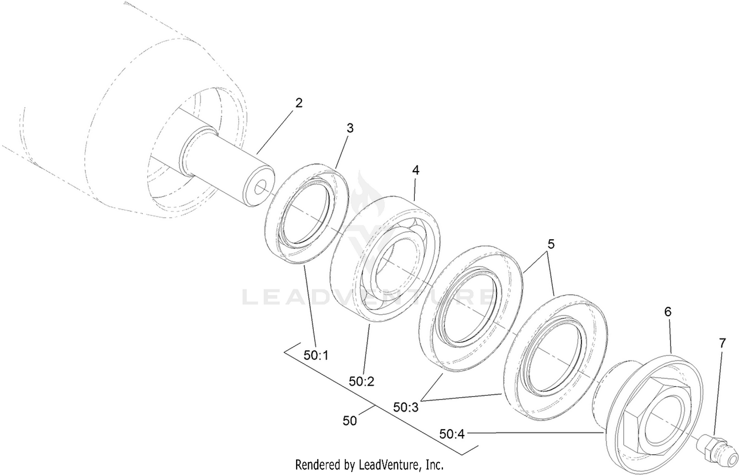 Optional Long Roller Assembly No. 112-1728
