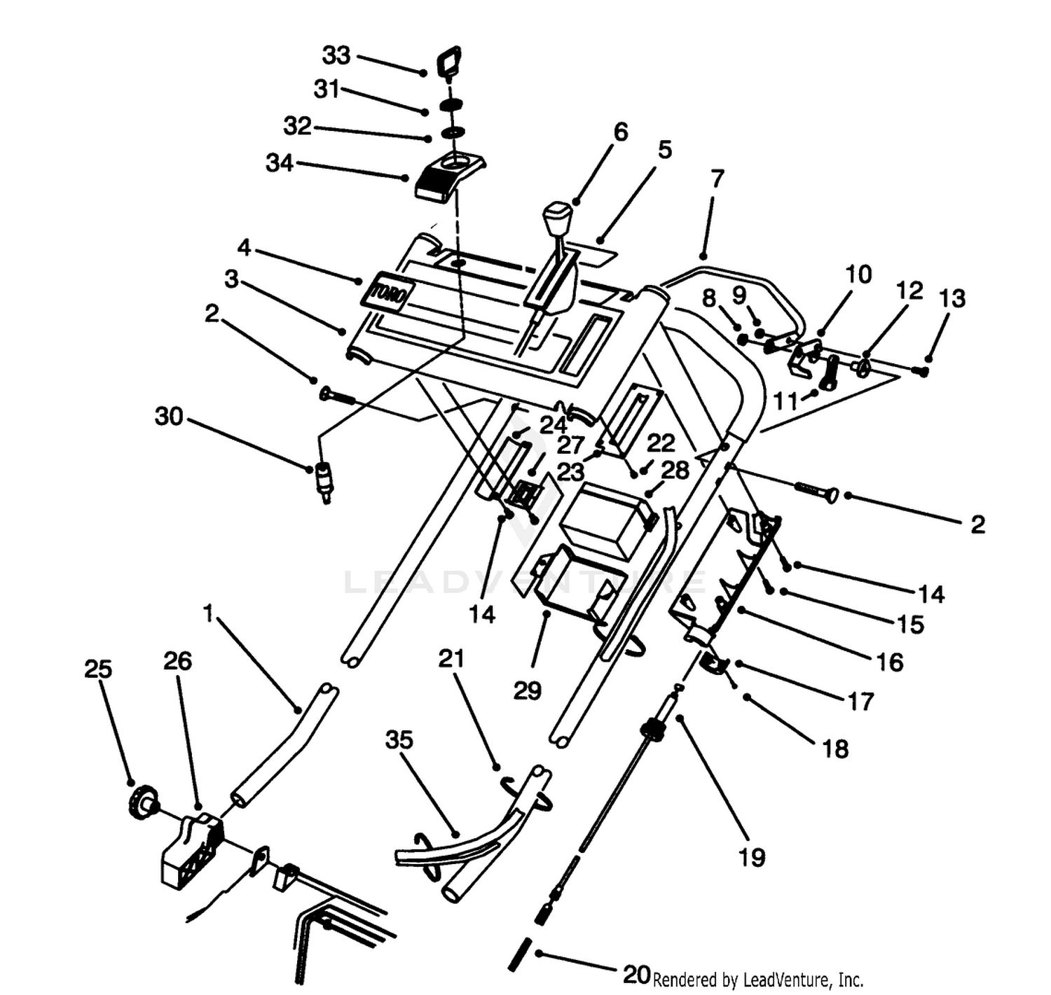 S. P. Handle Assembly