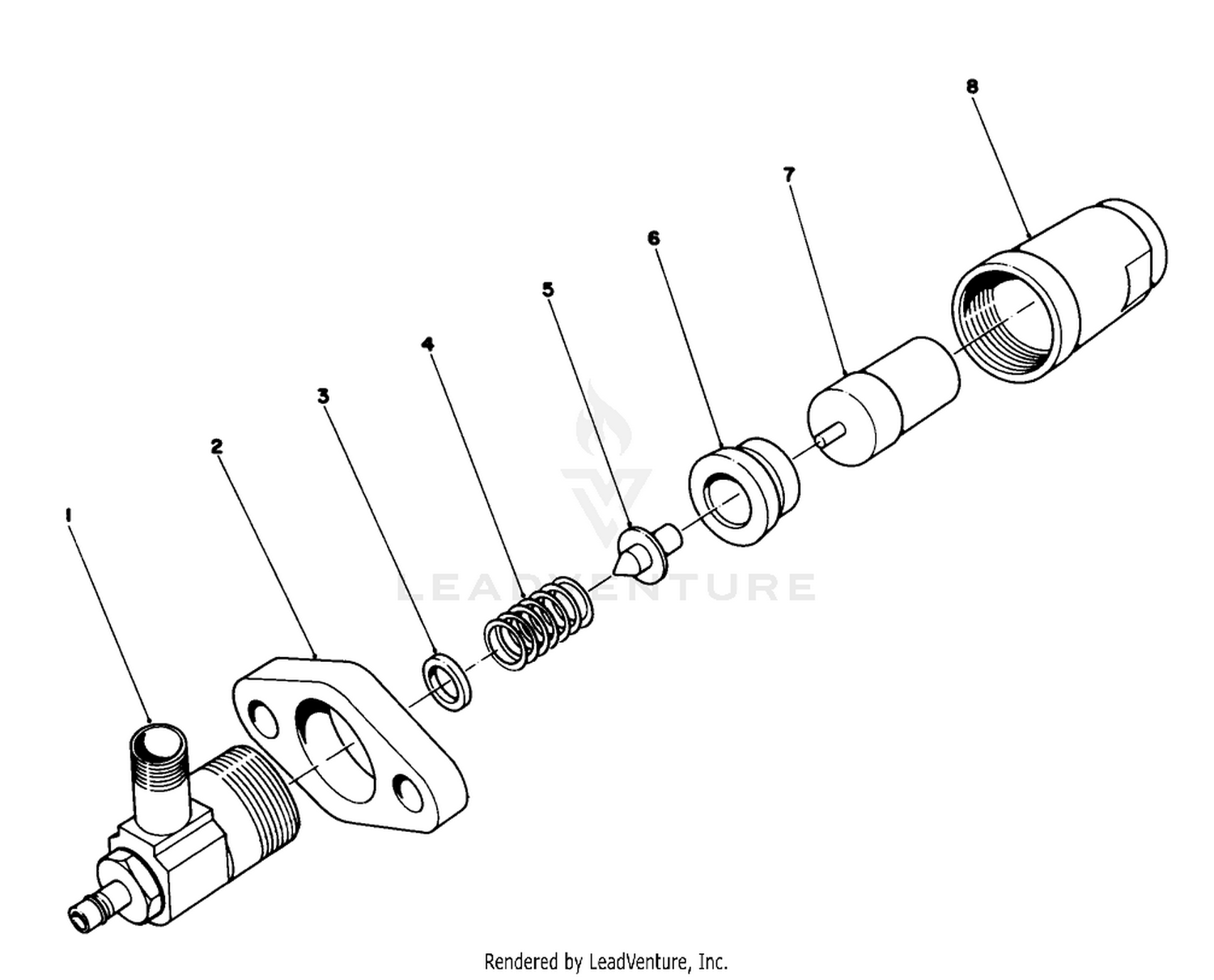 Nozzle  Holder Assembly No. 44-8070