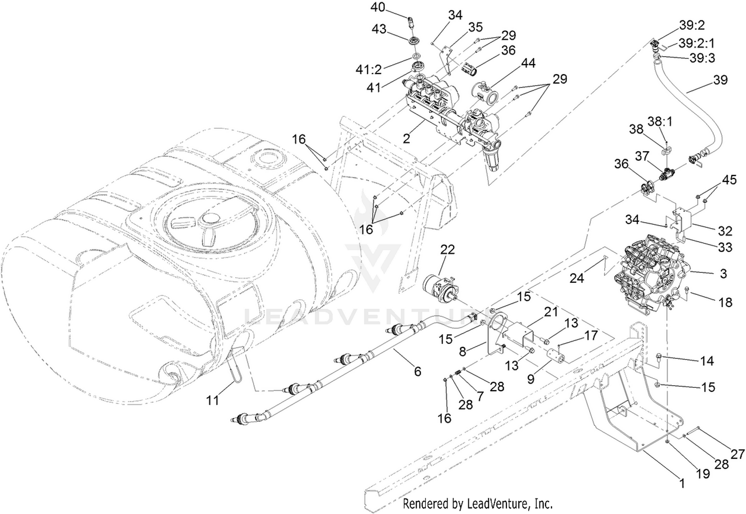 Spray Pump and Valve Assembly