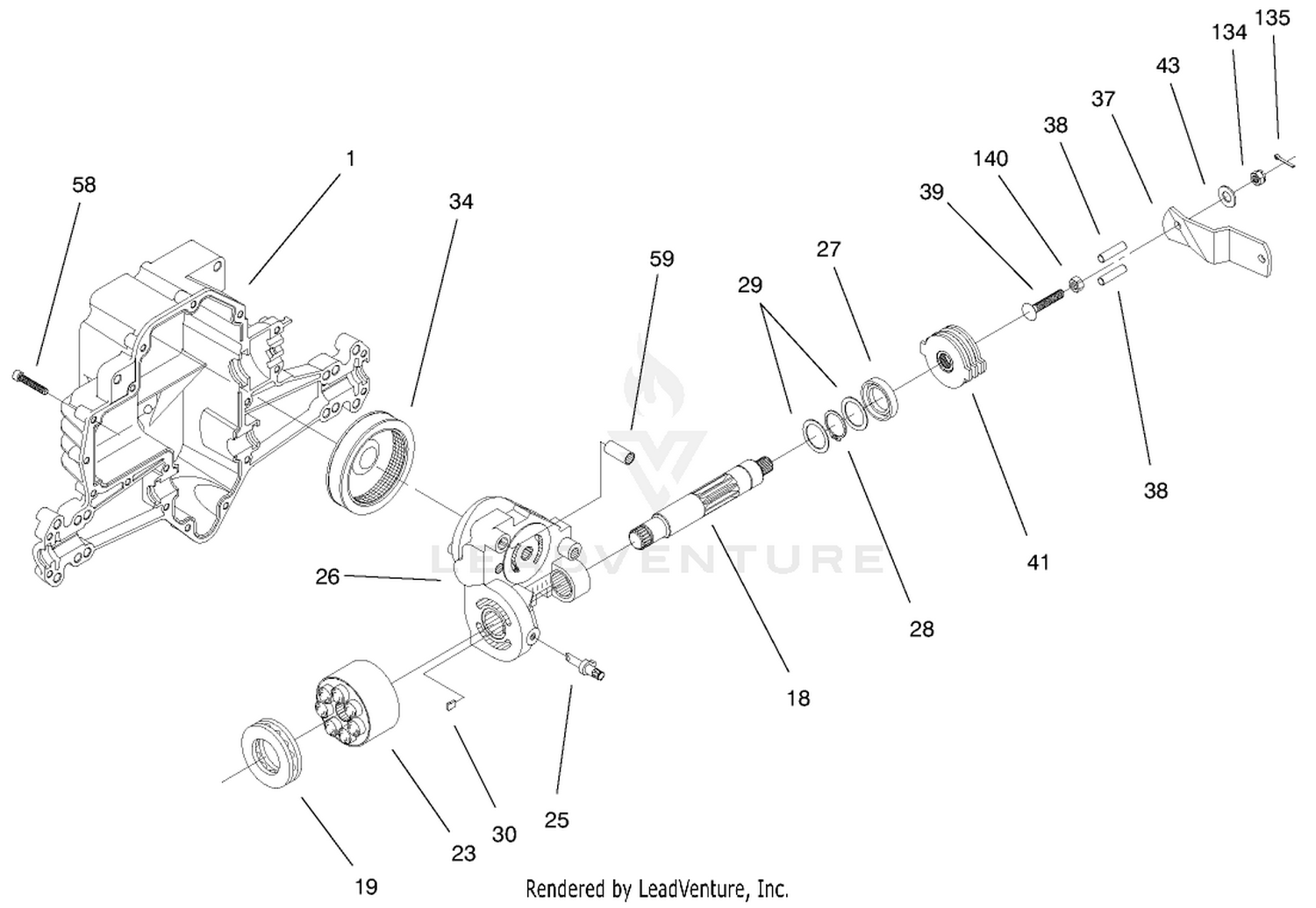 Hydro Transaxle Assembly (cont.) 2