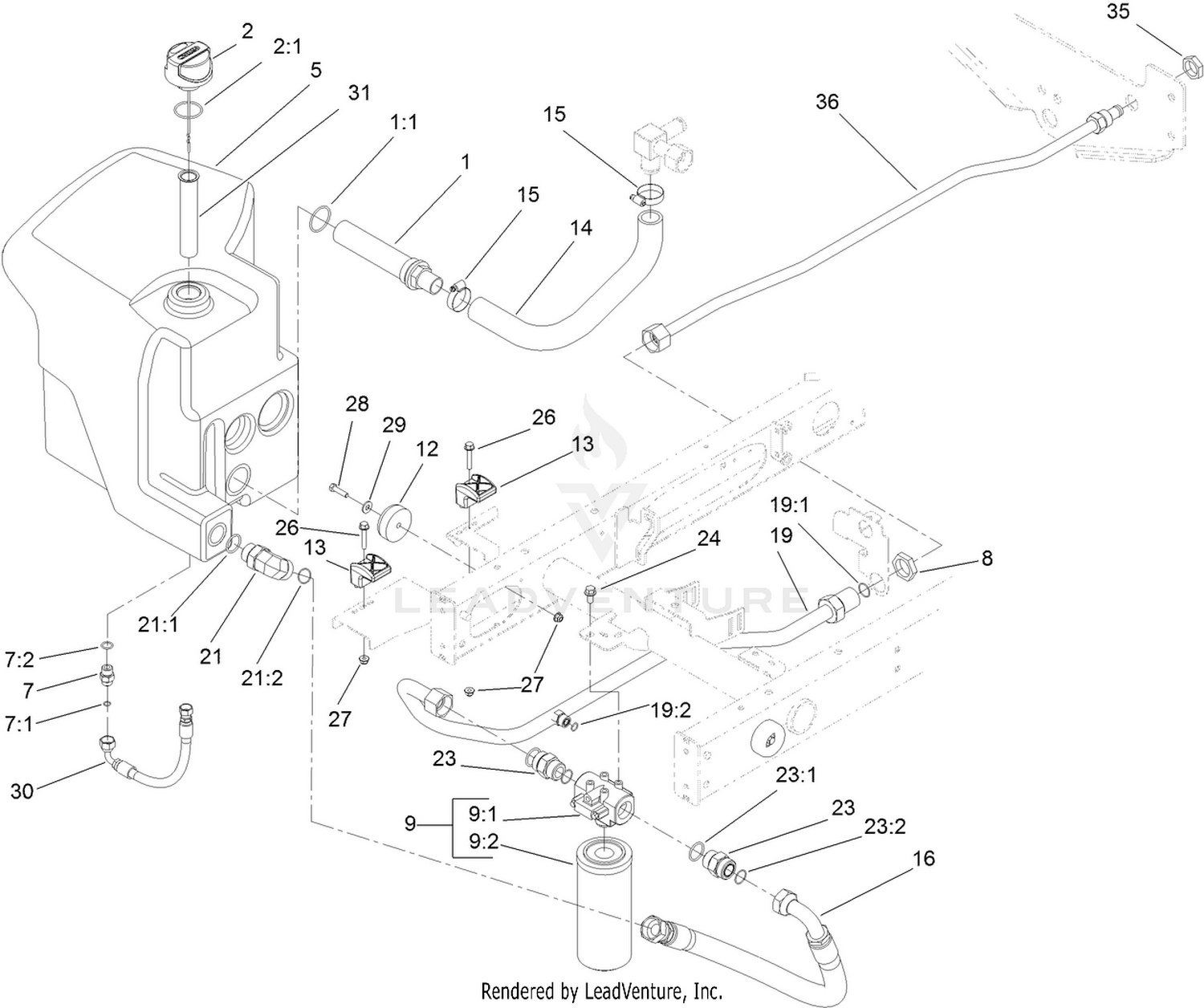 Hydraulic Tank Assembly