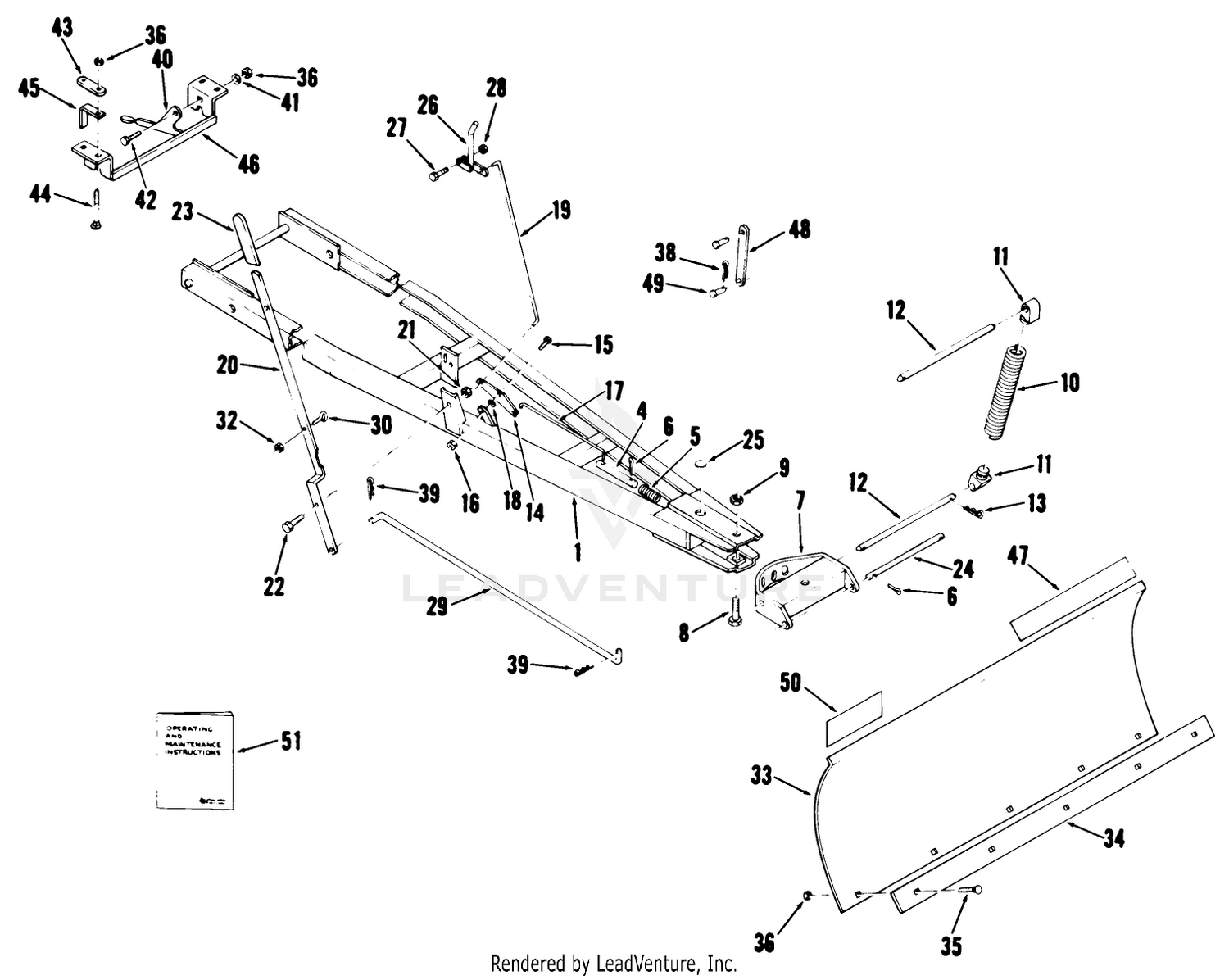 Snow/dozer Blade-42 In. (107 Cm) And 48 In. (122 Cm) Vehicle Identification Number 06-42bc02, 06-48bc01