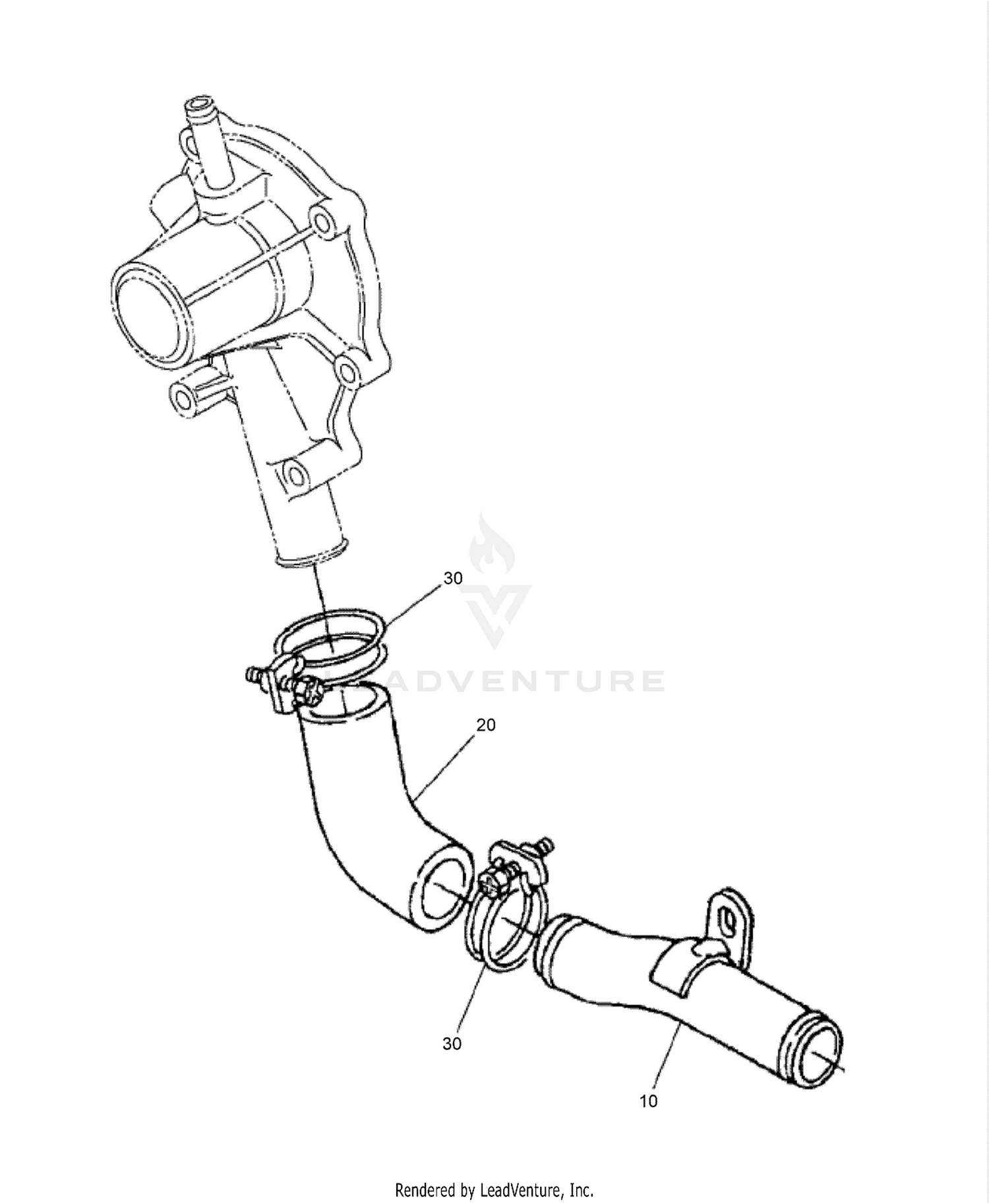 Water Pipe Assembly