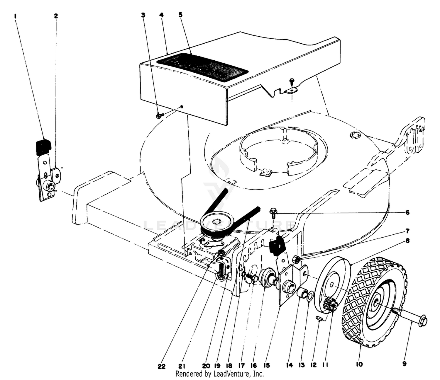 Front Wheel And Pivot Arm Assembly