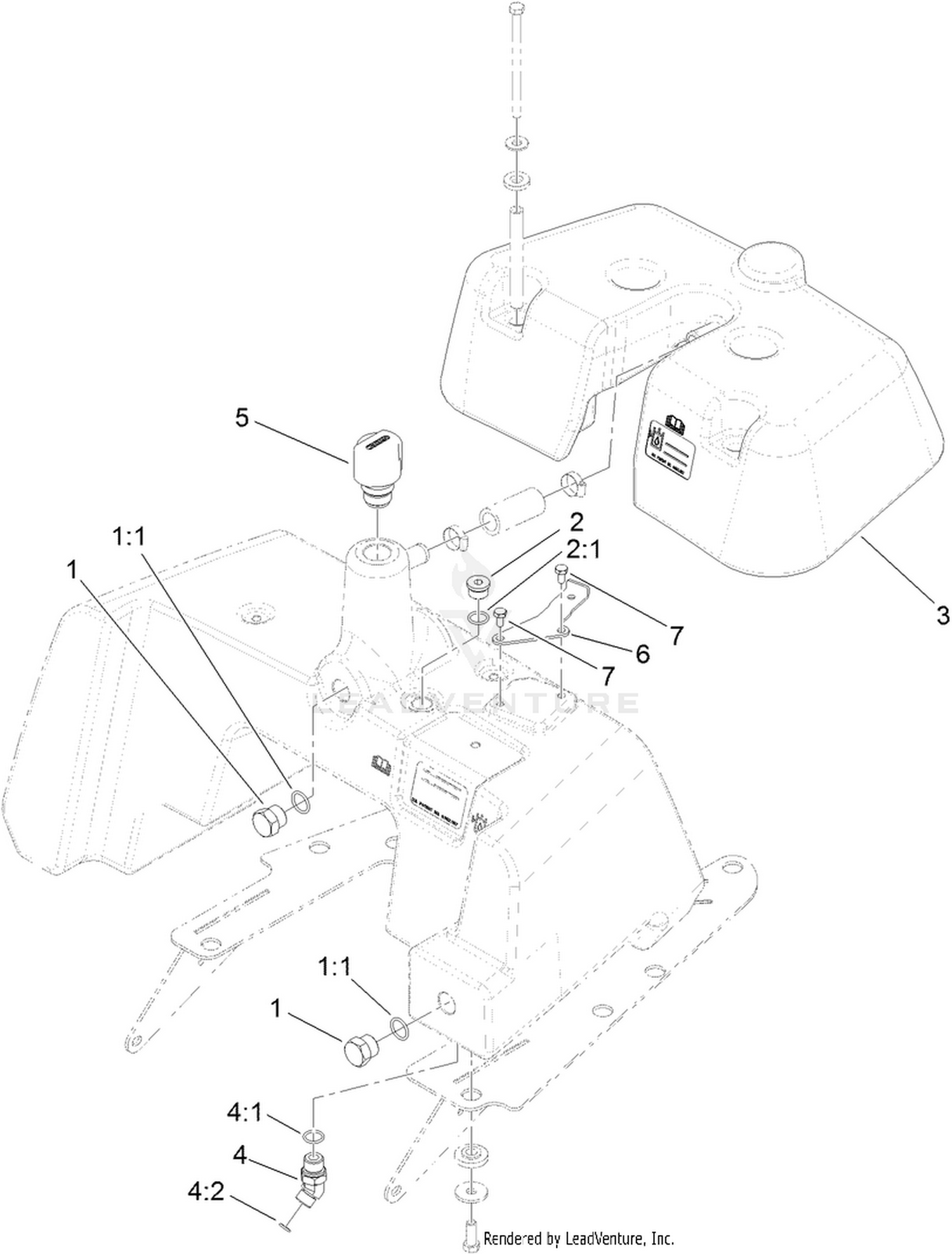 Hydraulic Tank Cover Assembly
