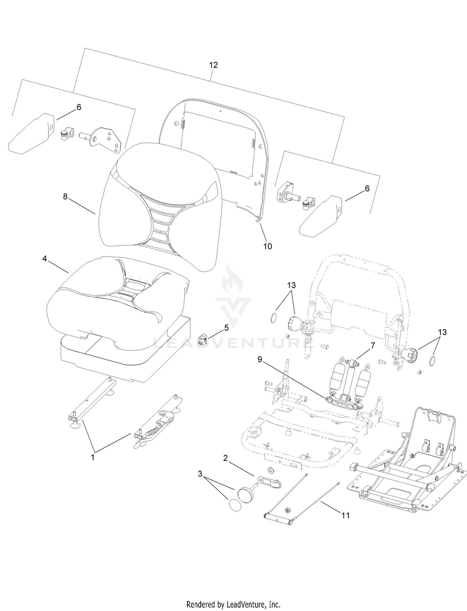 Seat Assembly No. 107-2286