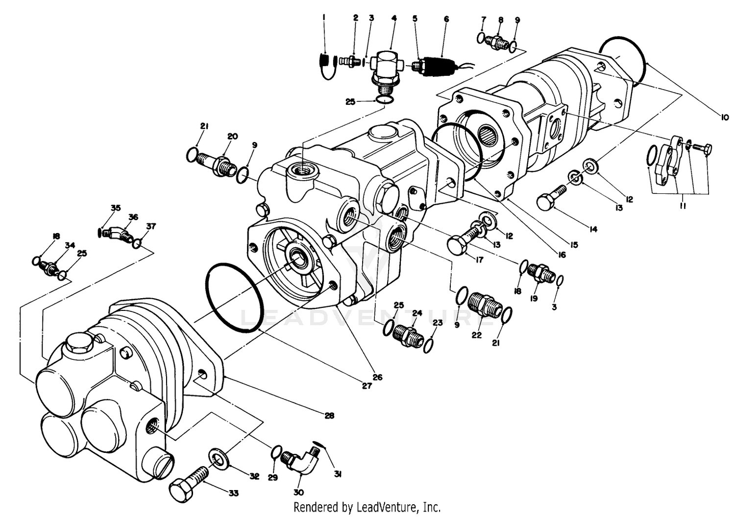 Hydraulic Pump Connections