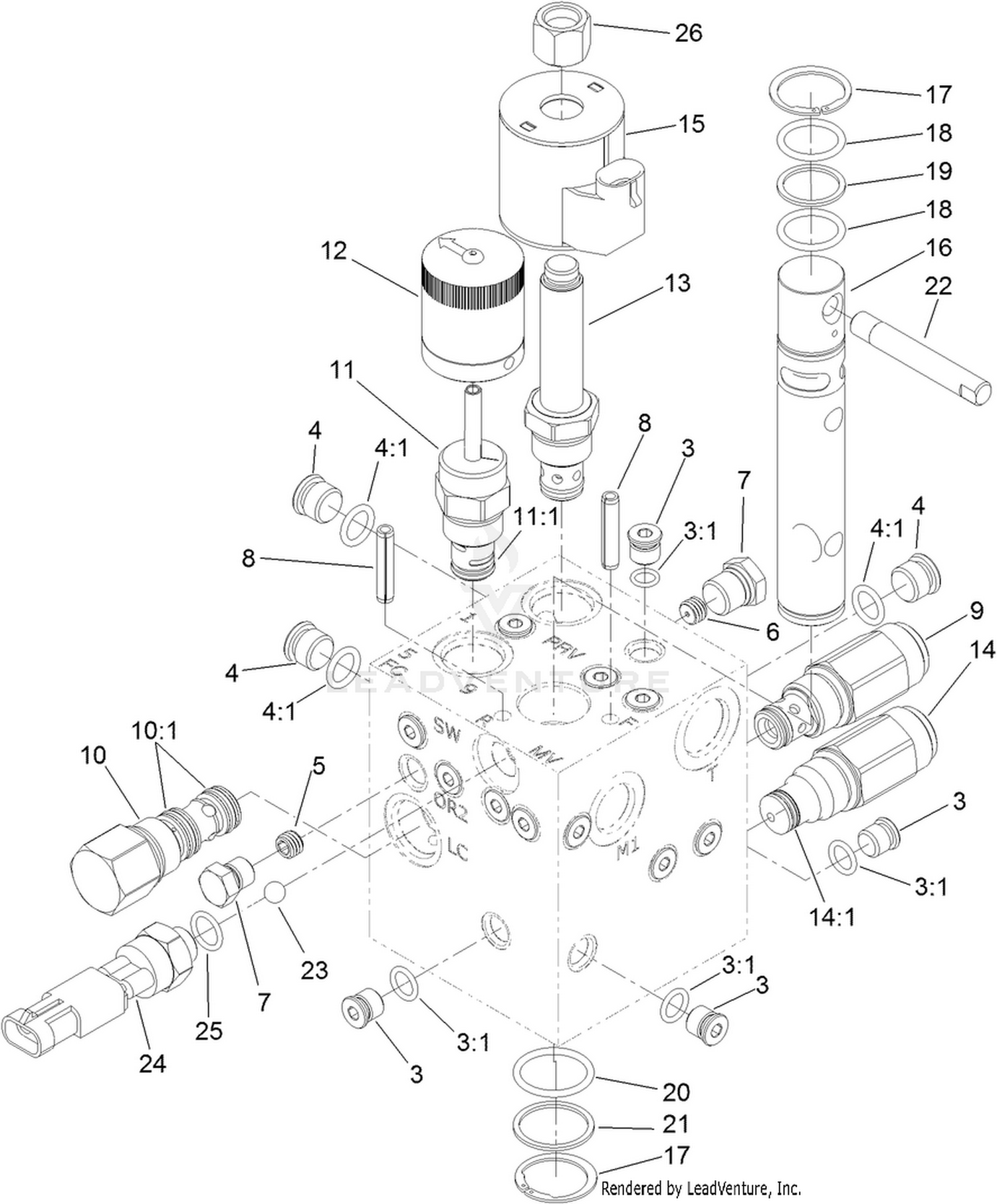 Mow Manifold Assembly No. 120-2058
