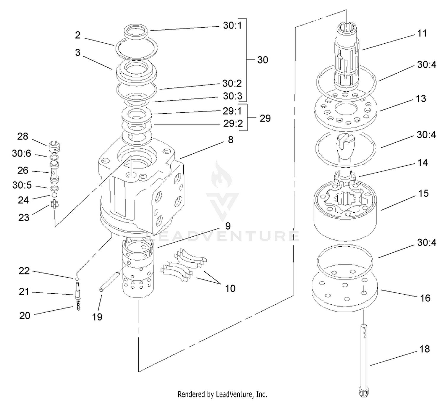 Steering Control Assembly No. 92-9220