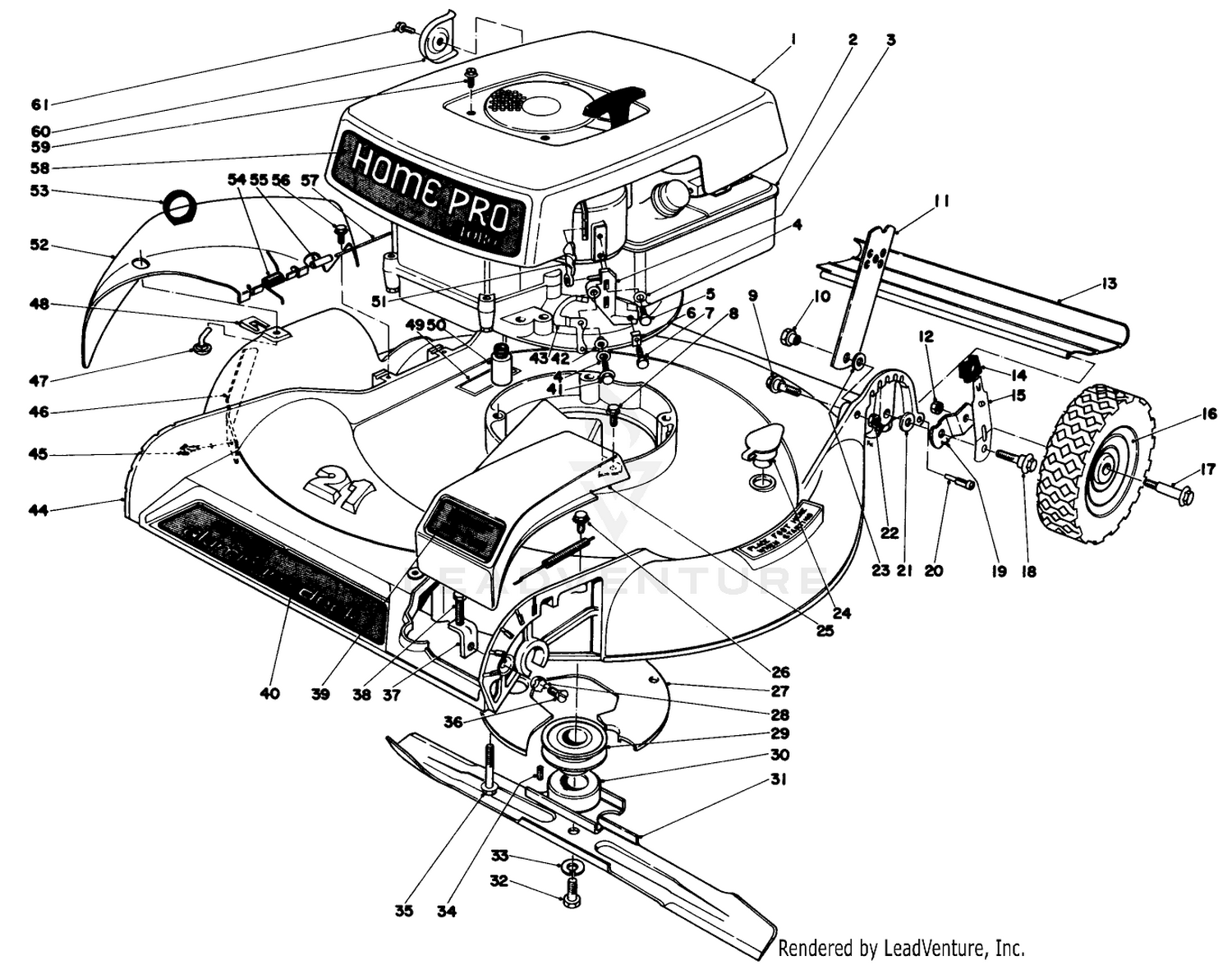 Housing And Engine Assembly