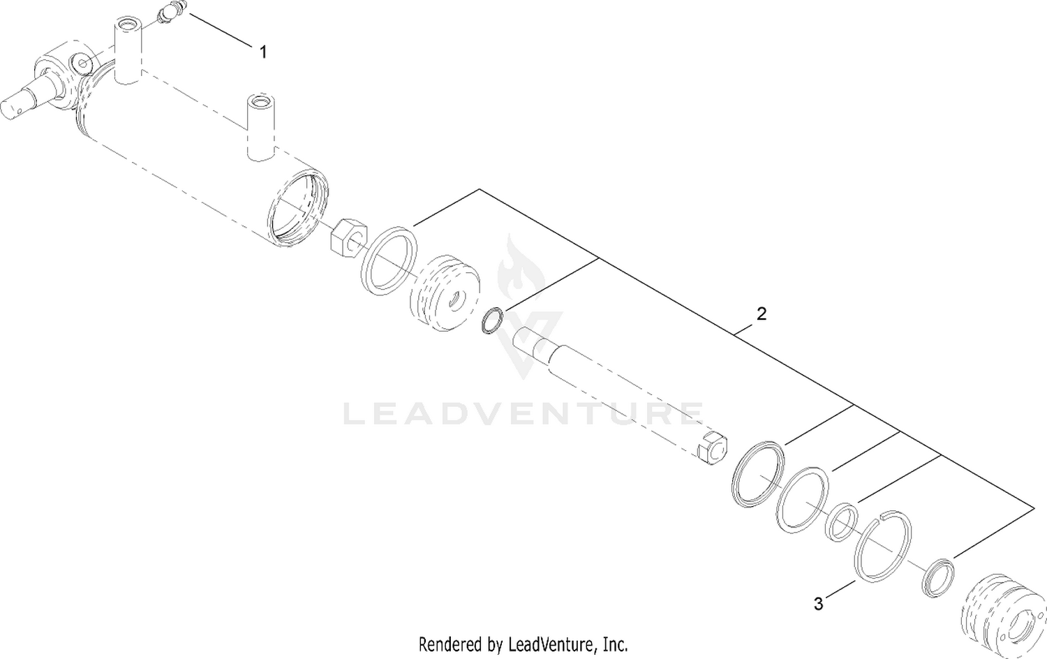 Hydraulic Cylinder Assembly No. 100-8278