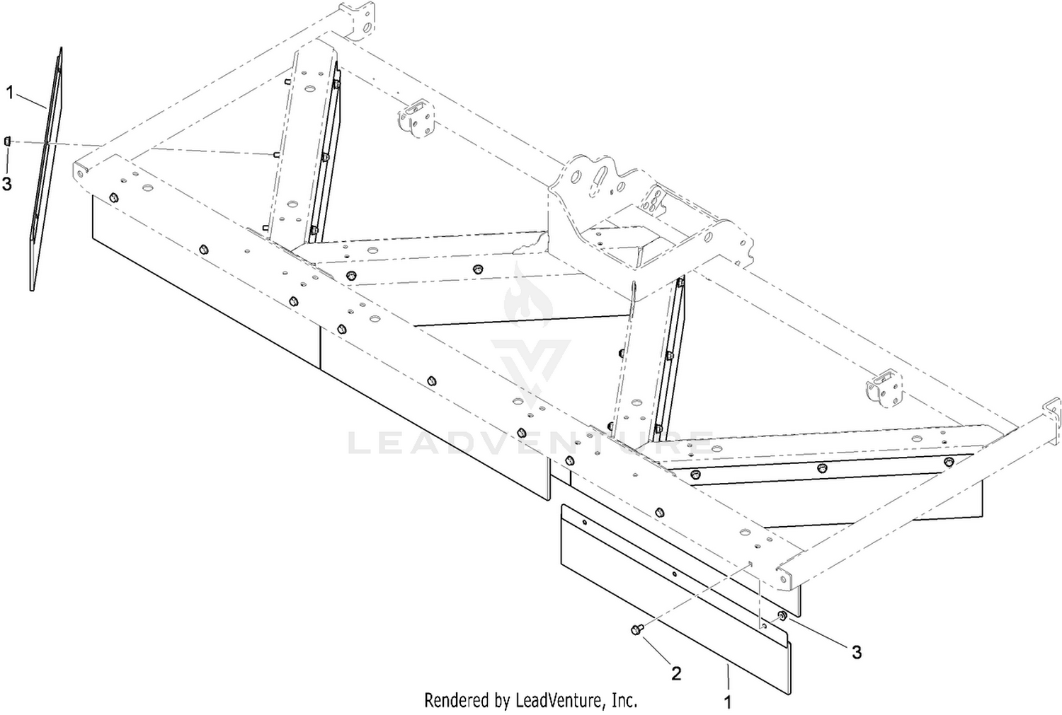 Synthetic Turf Brush Assembly No. 119-7107