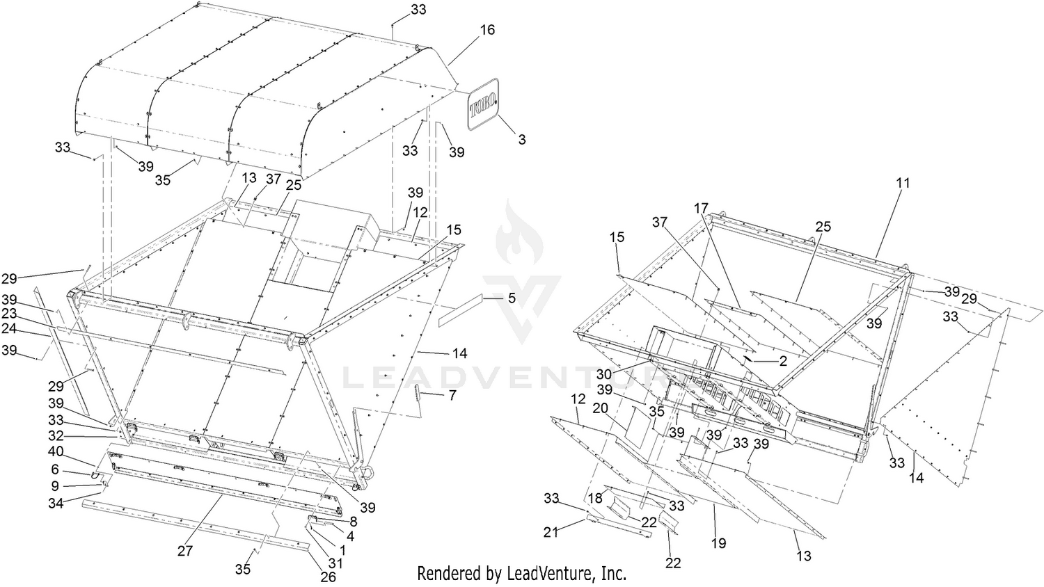 Hopper Assembly No. 120-6170