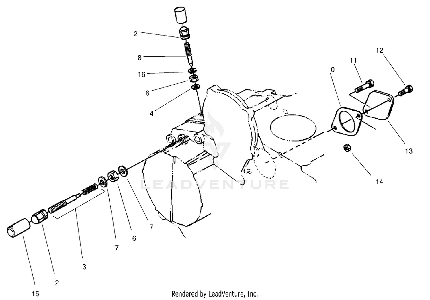 Engine Stop Lever Assembly