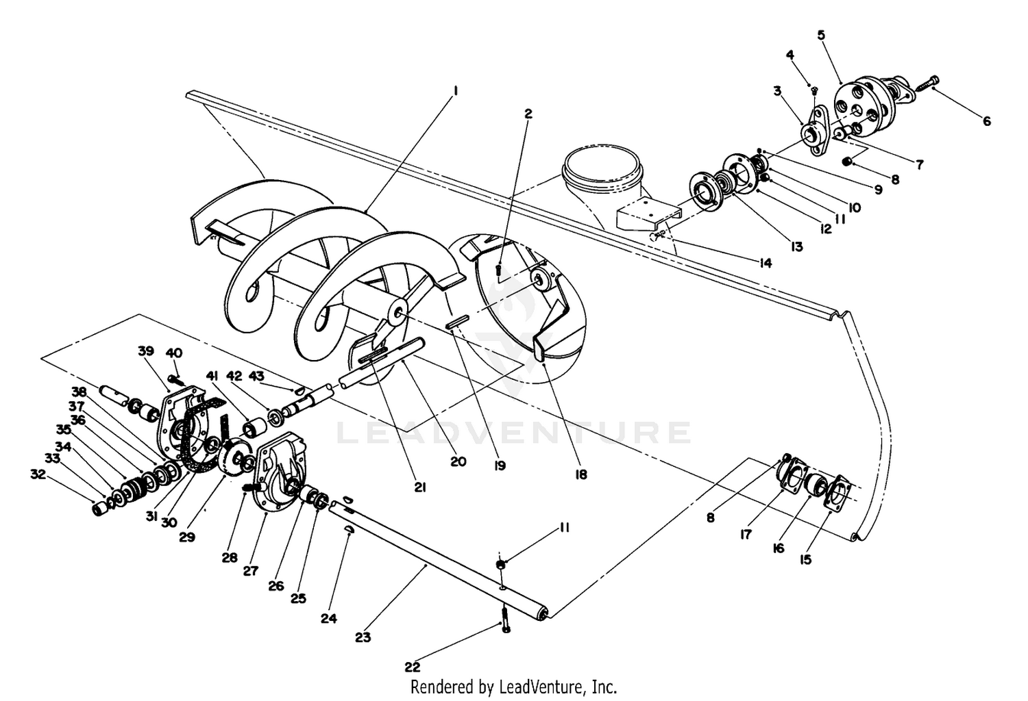 44" Snow Thrower Model No. 30761 (optional) (continued)