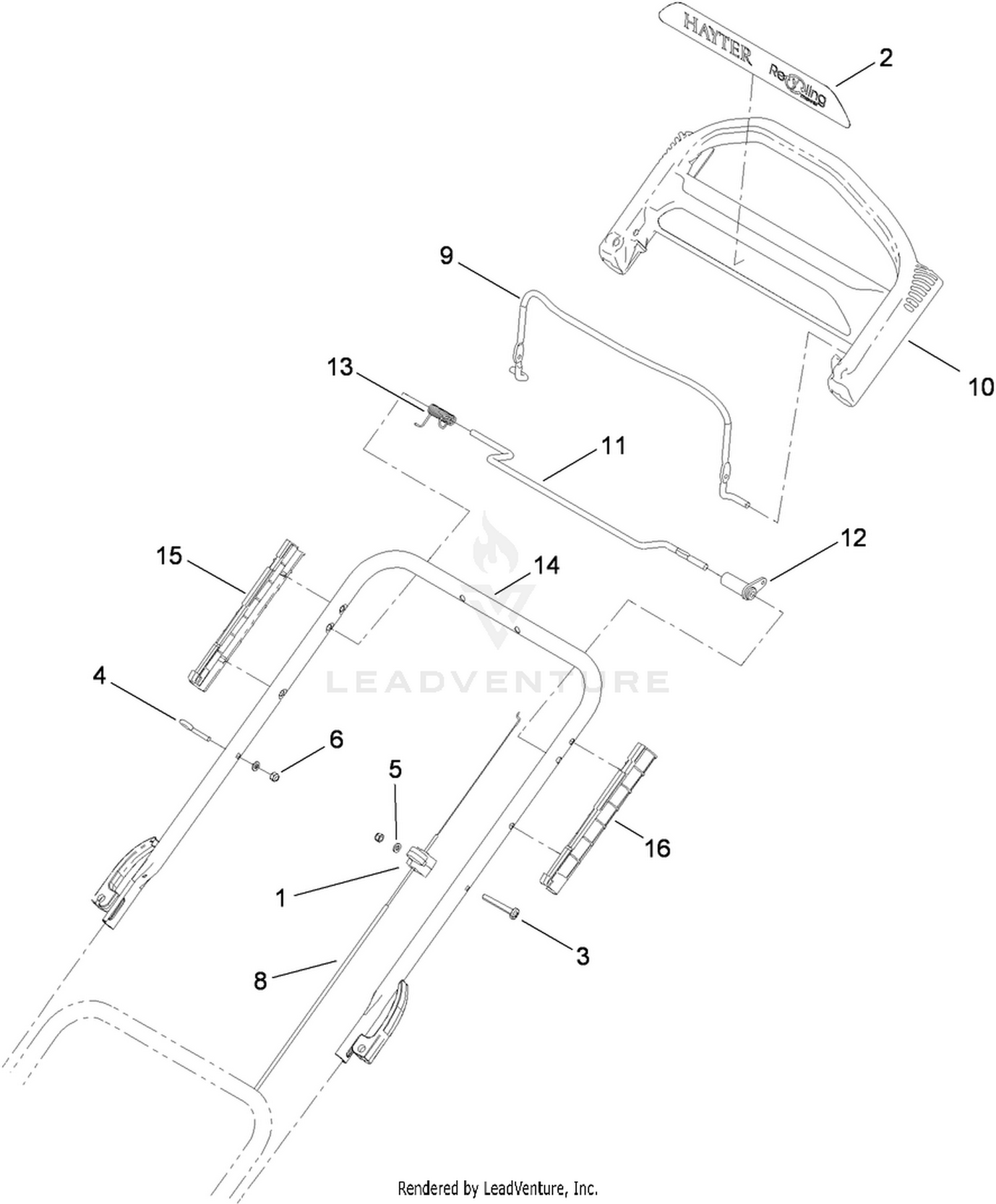Upper Handle Assembly