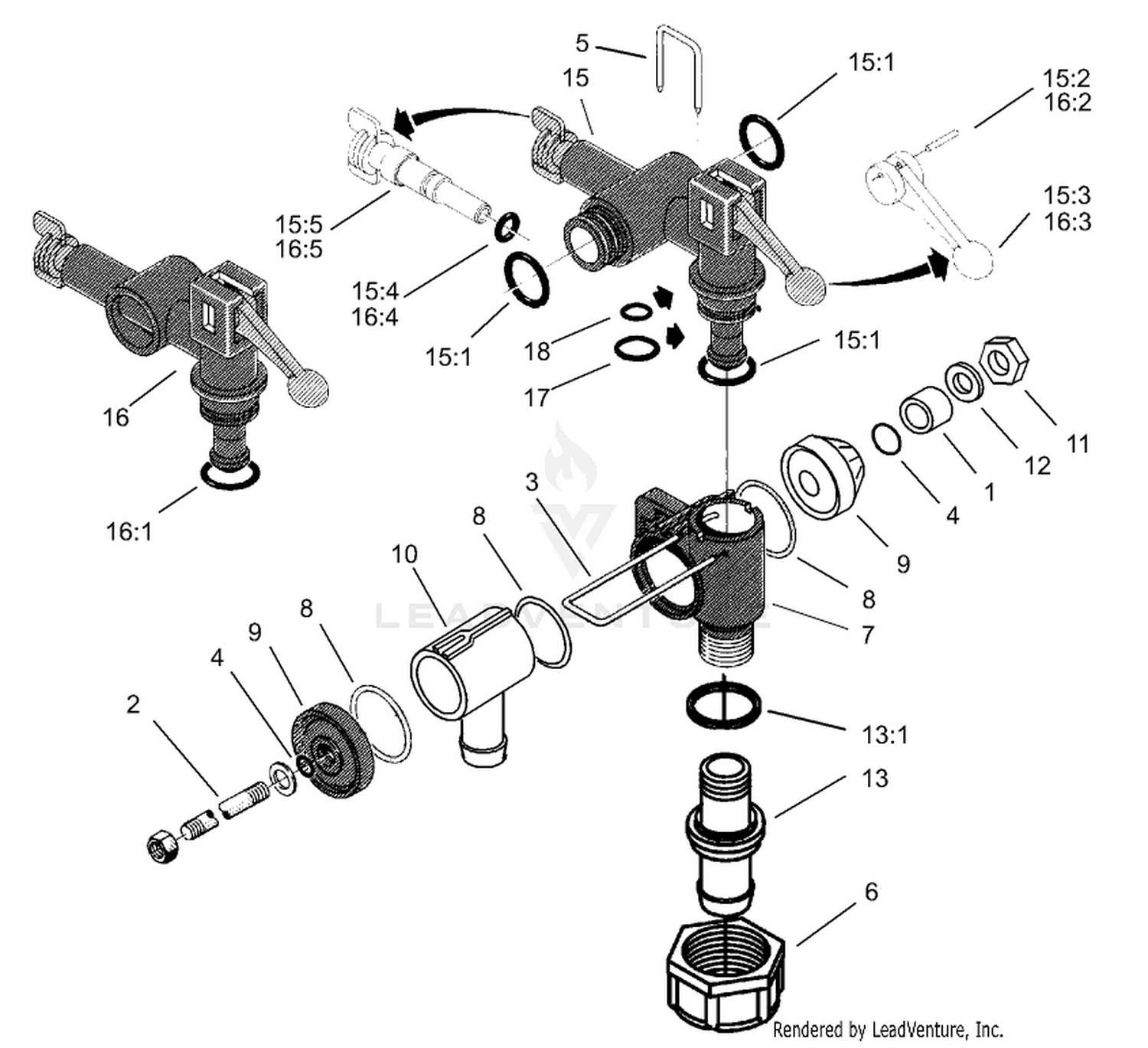 Boom Valve Assembly No. 106-4882
