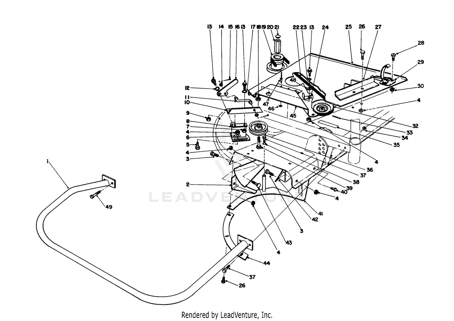 52" Blower Kit Model No. 30502 (optional)(continued)