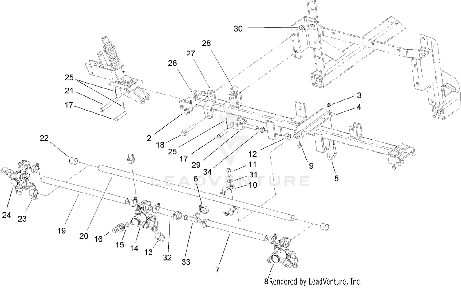 Center Boom Assembly