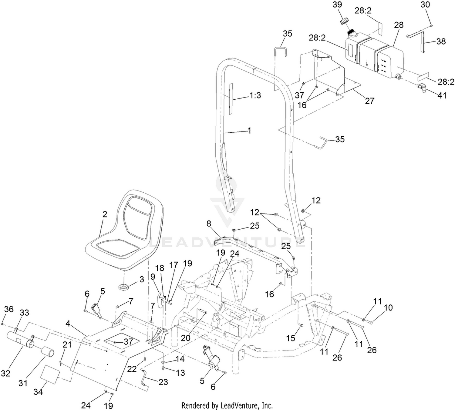 Roll-Over Protection System and Seat Assembly