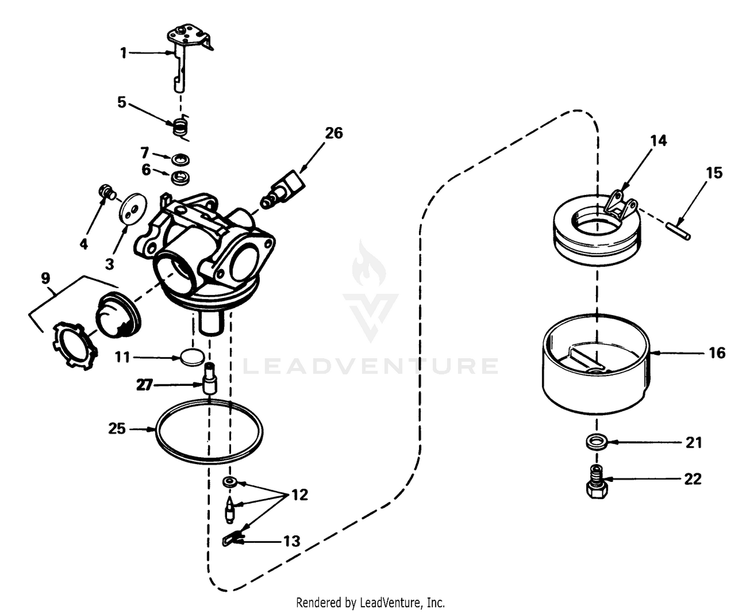 Carburetor No. 632050a