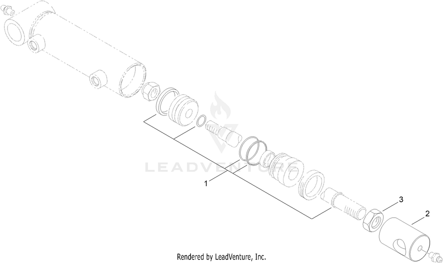 Hydraulic Cylinder Assembly No. 112-9916