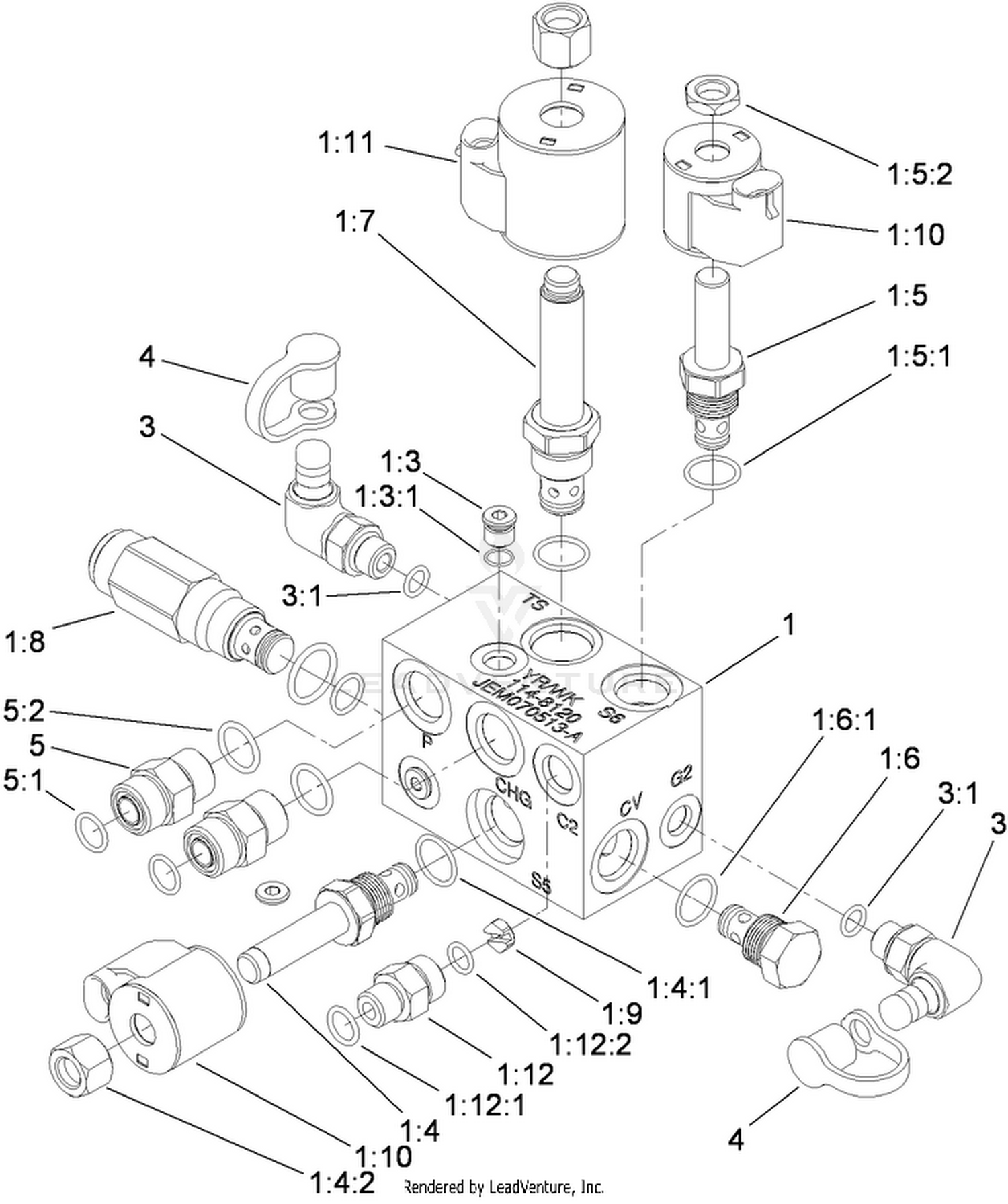 Lift Manifold Assembly No. 117-2388