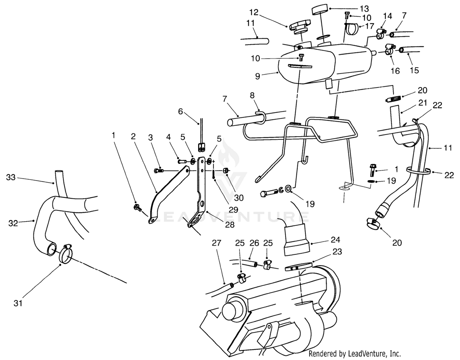 Engine Plumbing Assembly