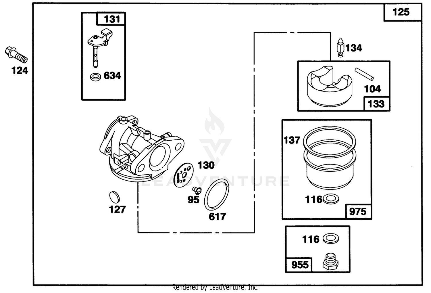 Engine Briggs  Stratton Model 12a802-0611-01 3