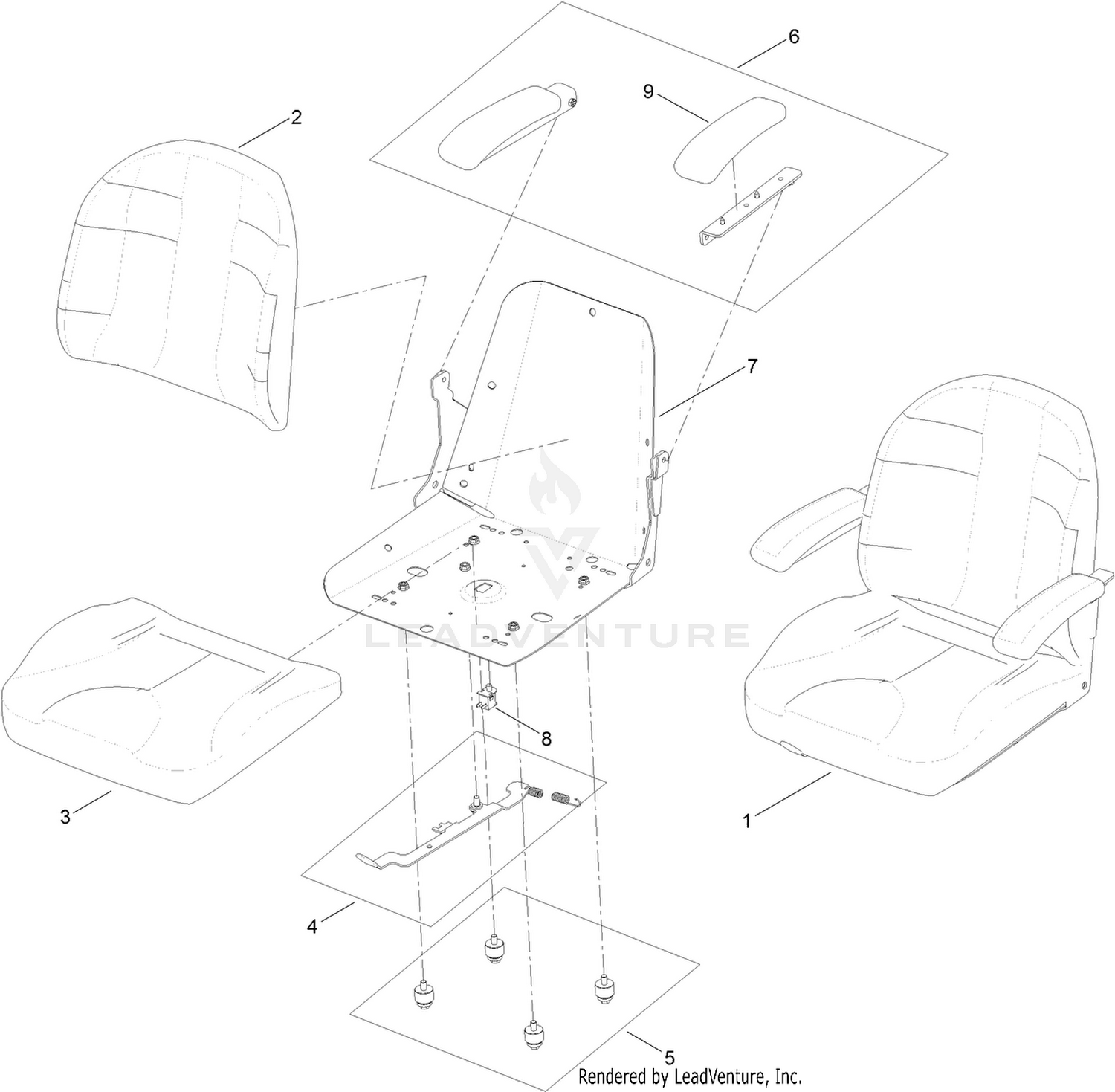 Seat Assembly No. 131-4147