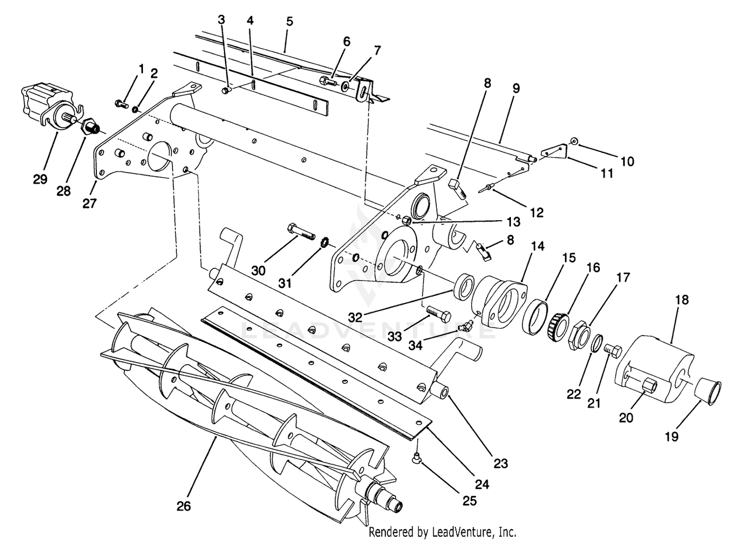 Cutting Unit Reel Assembly