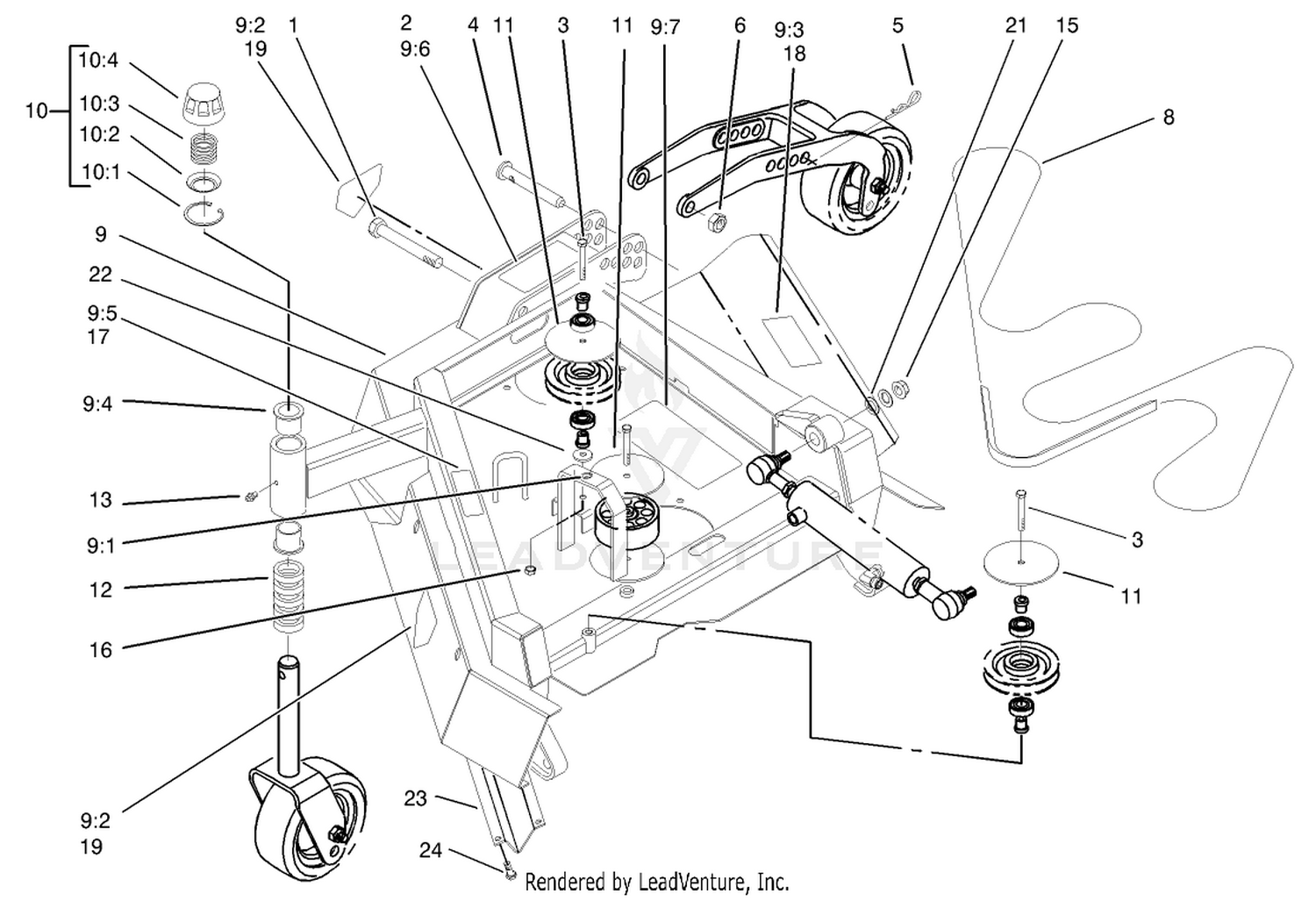 Right Hand Deck Assembly