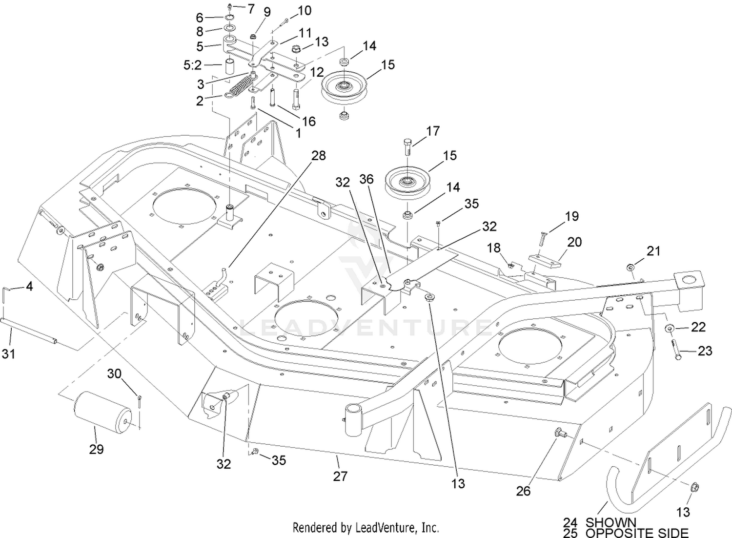 Roller and Skid Assembly