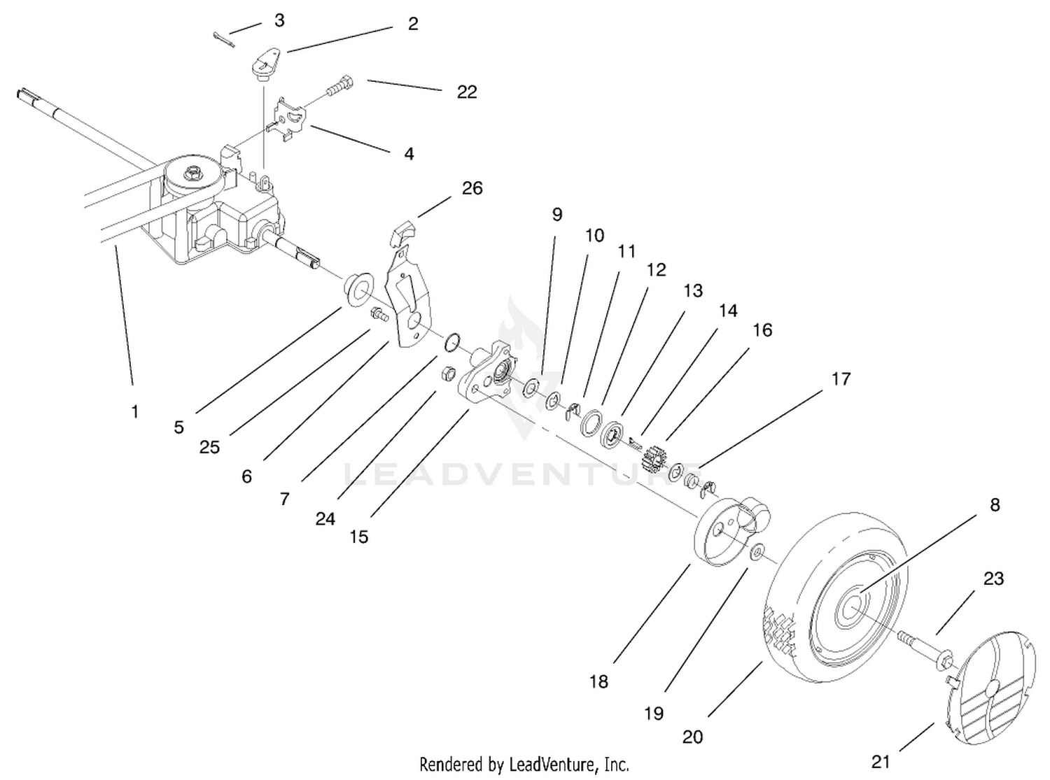 Rear Axle Assembly