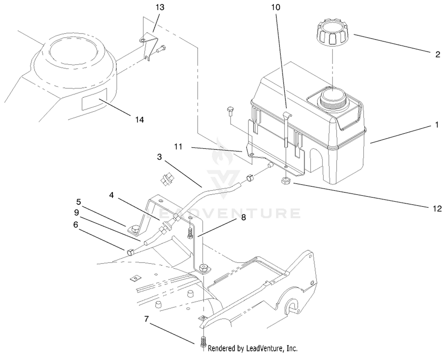 Fuel Tank  Bracket Assembly