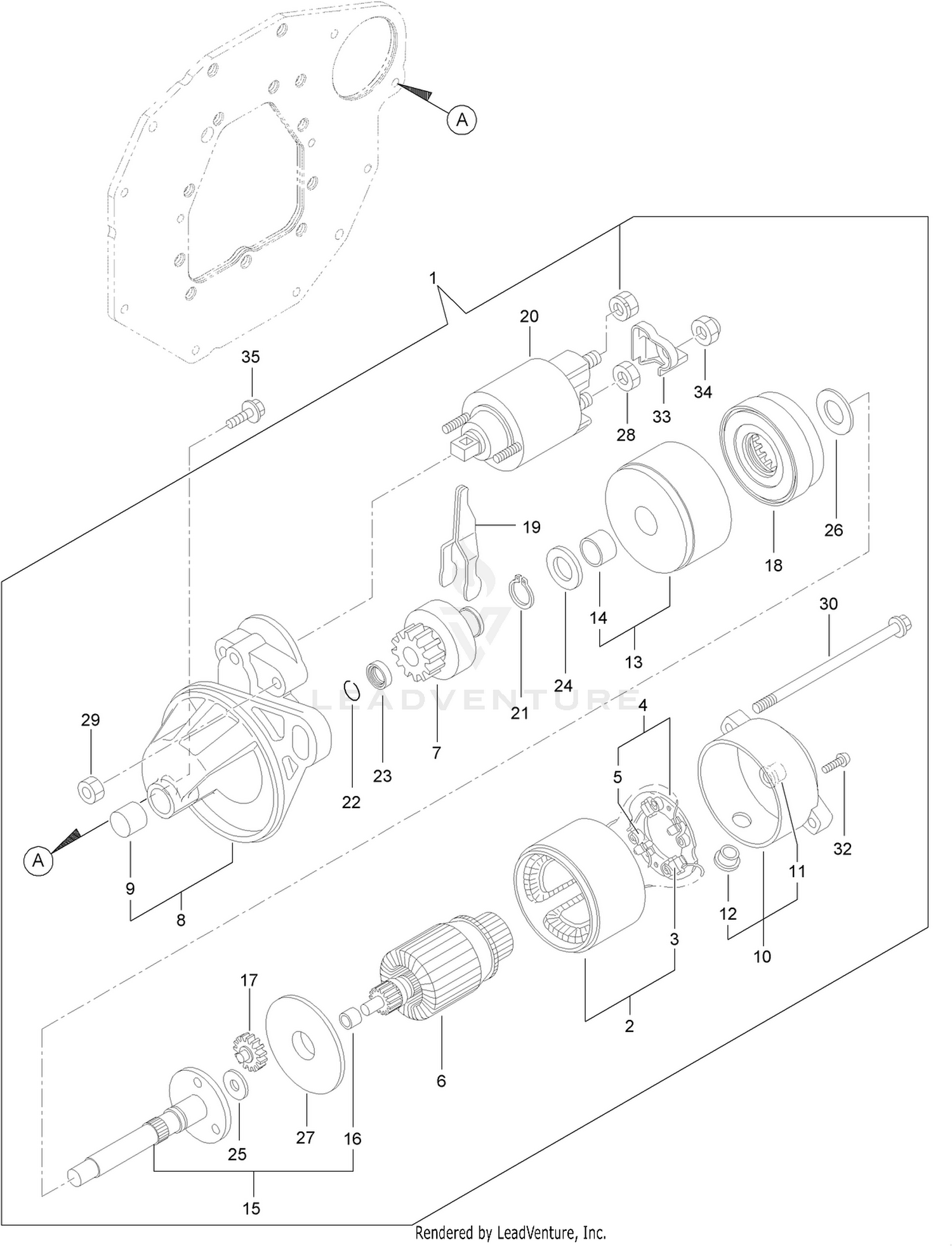 Starter Motor Assembly