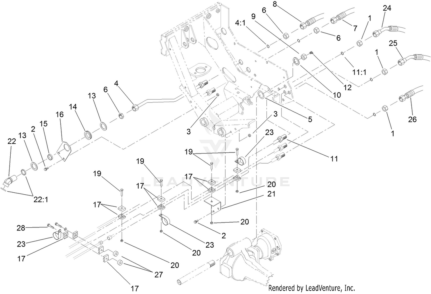Rear Hydraulic Assembly