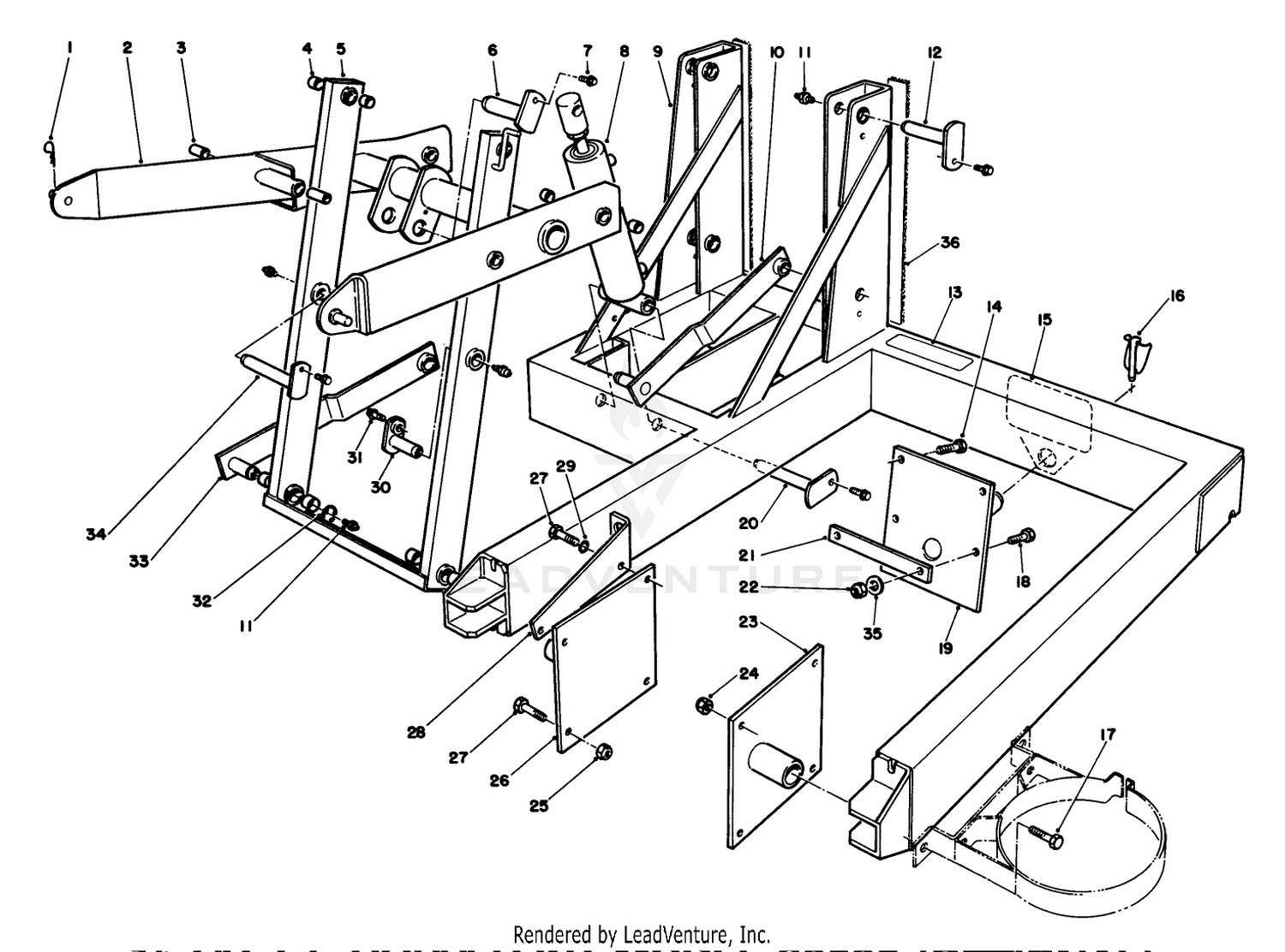 15 CU. FT. HOPPER KIT MODEL 30505 (OPTIONAL)